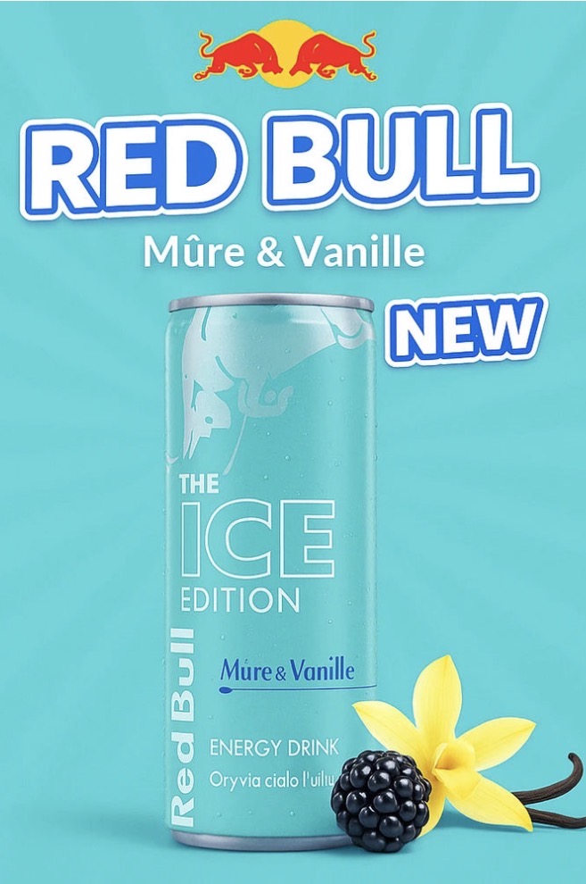 Red Bull Energy Drink Winter Edition Iced Vanilla Berry