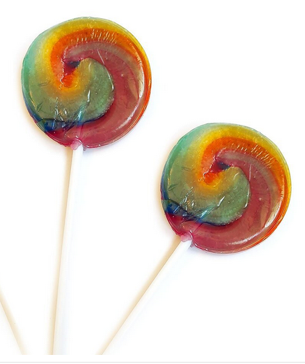Sucette Swirl Pops Ronde Candy Shop (L'unité)