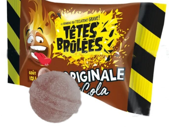 Tête Brûlée Bille Cola Confiserie du Nord L'Unité