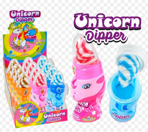 Sucette Licorne avec poudre