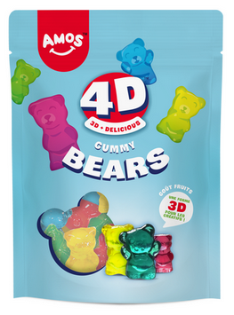 Sachet de bonbon ourson 4D 120g