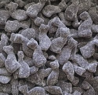 Chats sucrés à la Réglisse 100 Gr