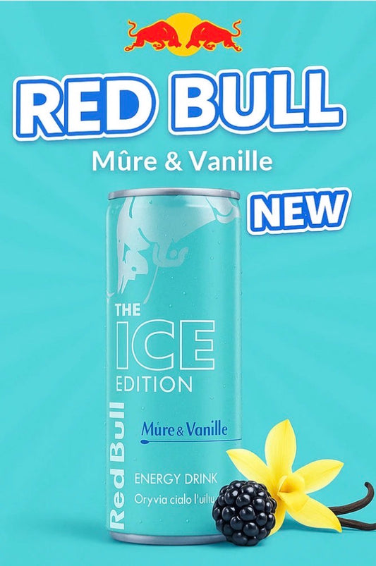 Red Bull Energy Drink Winter Edition Iced Vanilla Berry