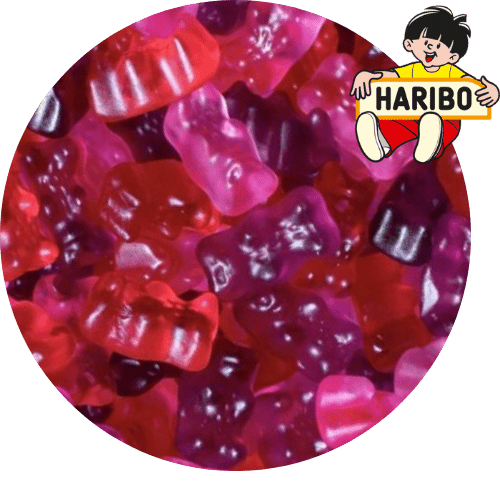 Ourson Fraise haribo 100 Gr
