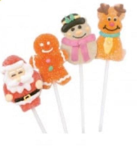 4 mini sucette de noël