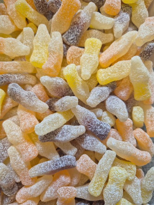 Bouteilles fizzy soda citrique 100 Gr